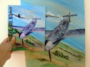 Bf 109 classic painting cover art