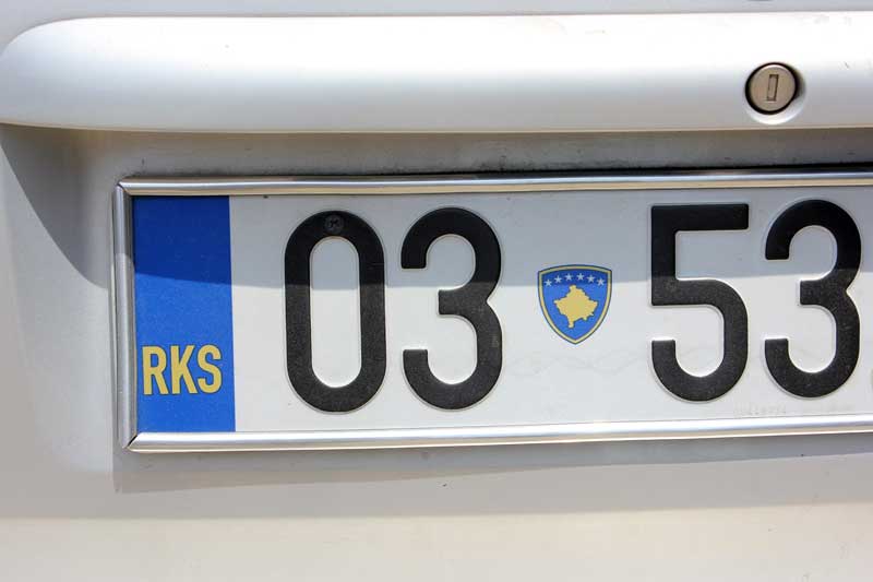 Аутомобилске таблице од квази државе Косово