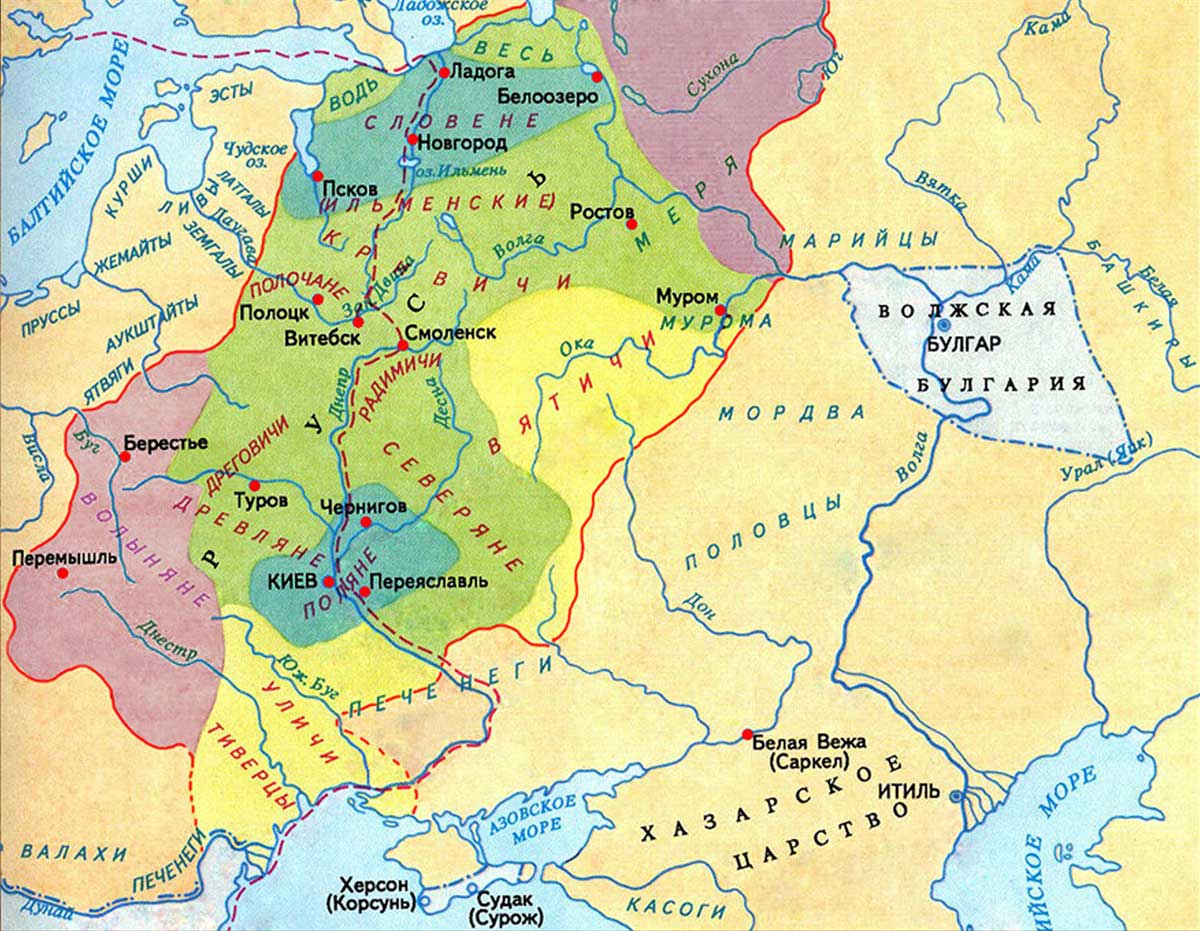 Ово би се данас звало политичка карта. Занимљиво је где се налазила Бугарска, не где се сада налази. У начелу све ту приказано представља наш народ.