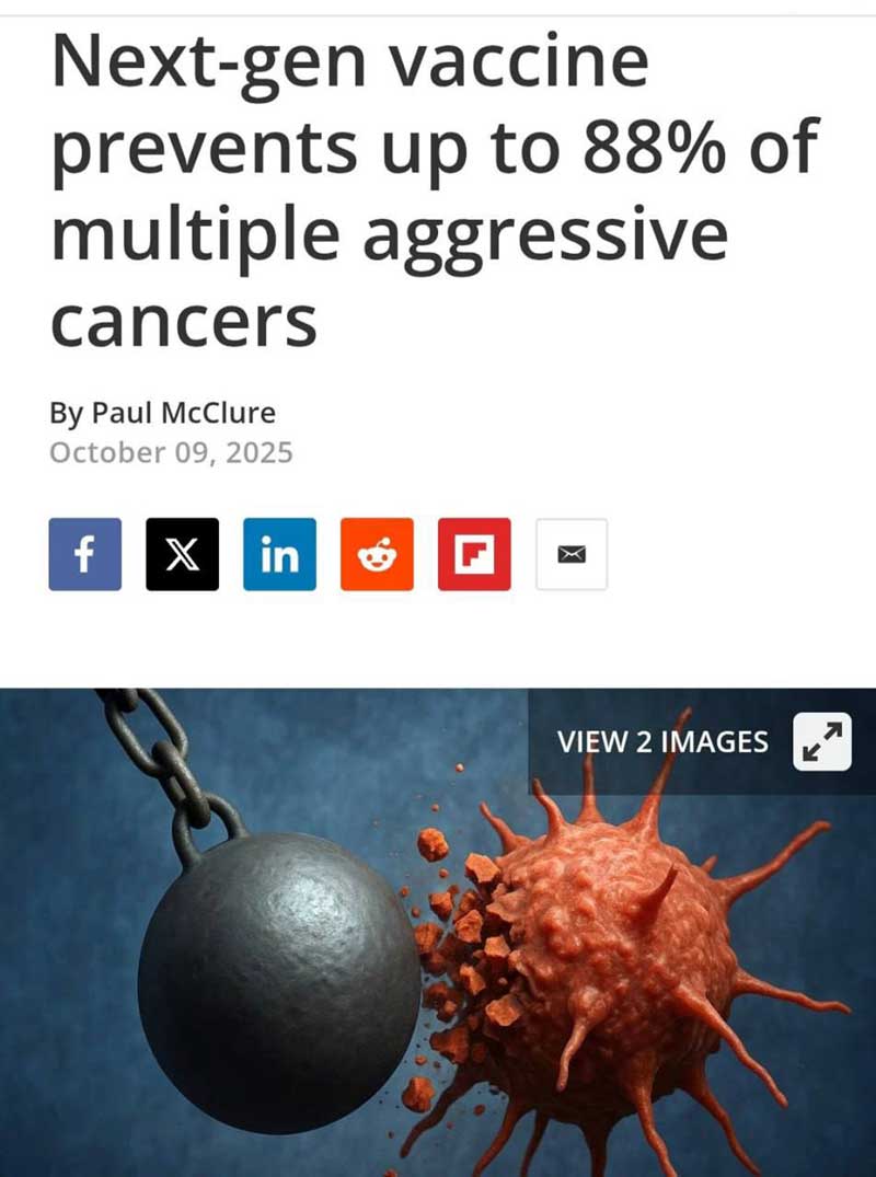 Пре неколико дана је у Русији дата прва вакцина која је генетски прилагођена особи оболелој од рака... ај да видимо...